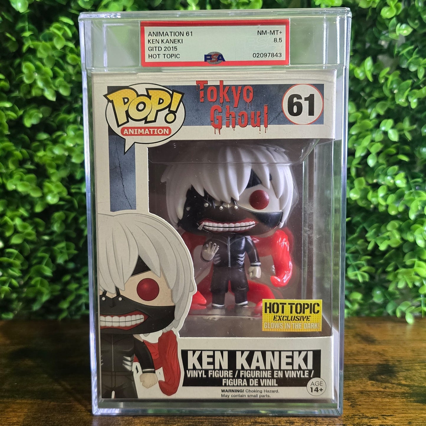 Ken Kaneki (GLOW) - Hot Topic exc. - PSA 8.5 - Tokyo Ghoul