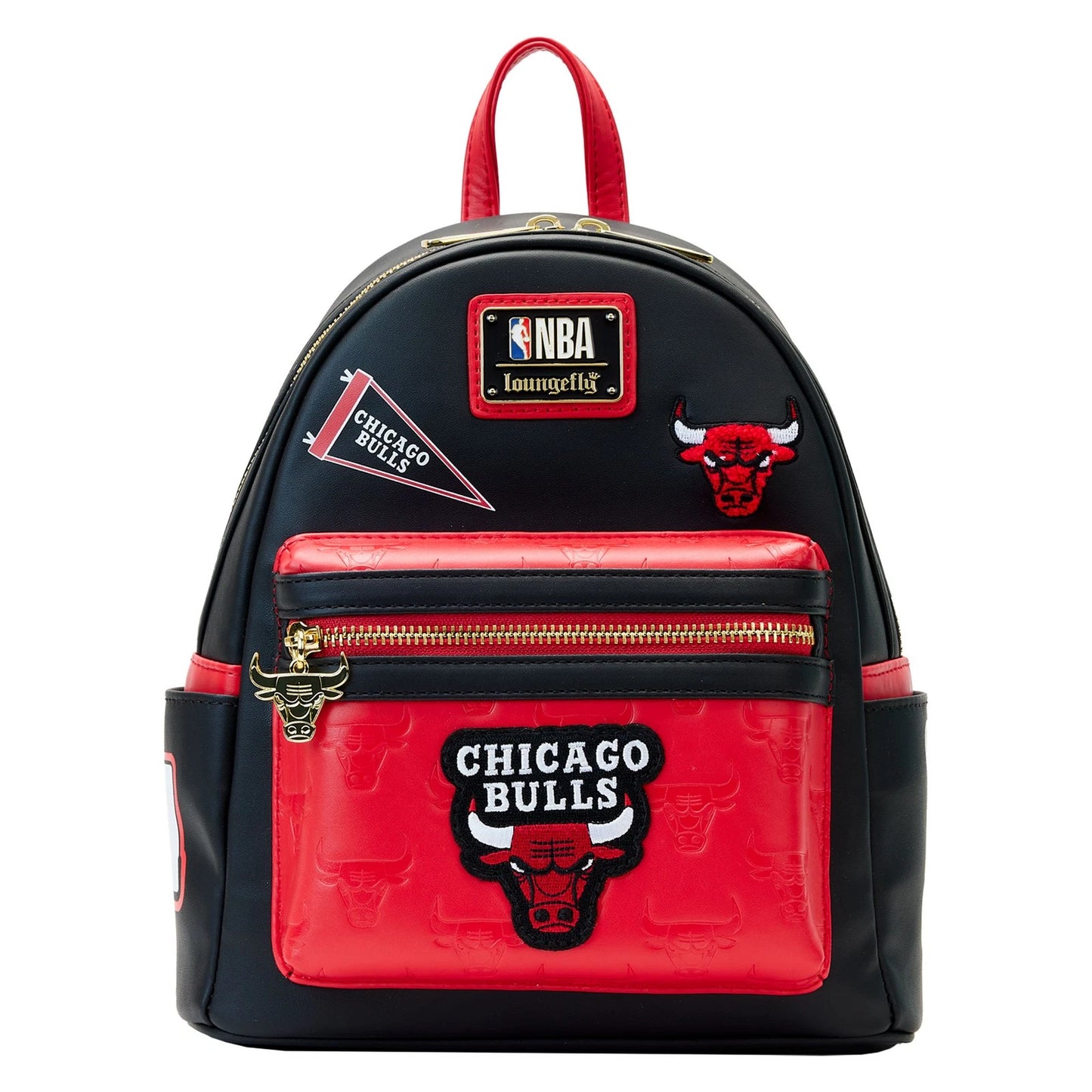 Chicago Bulls Patches Mini Backpack - NBA - LOUNGEFLY