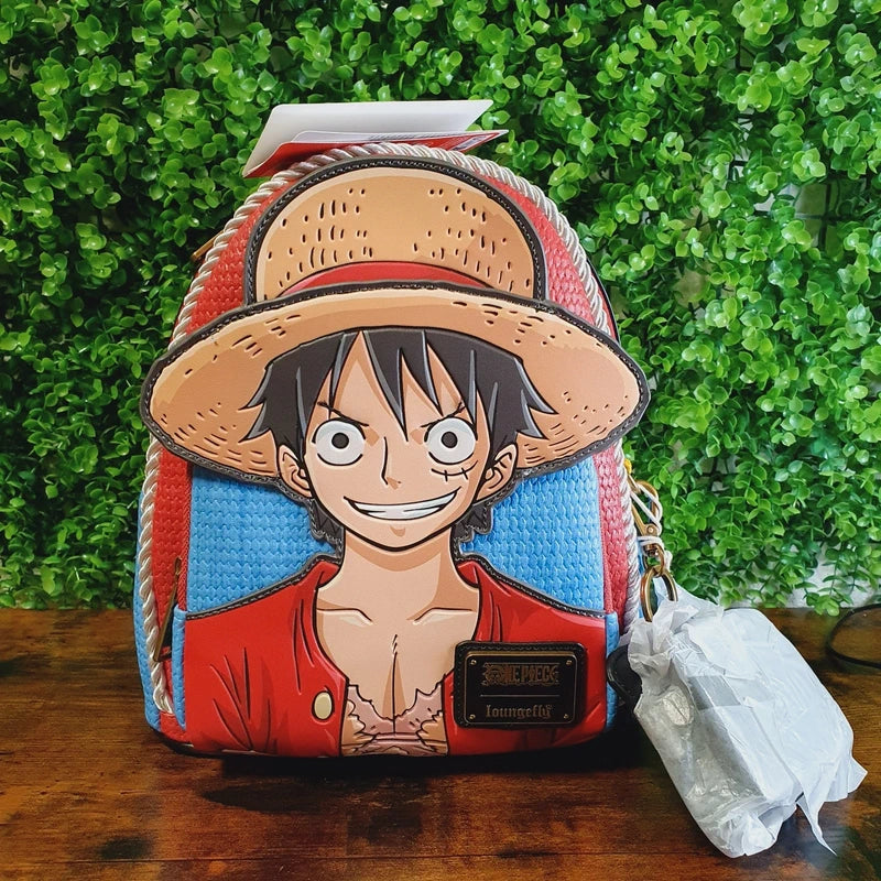 Straw hat Luffy mini backpack with coin bag nycc - LOUNGEFLY