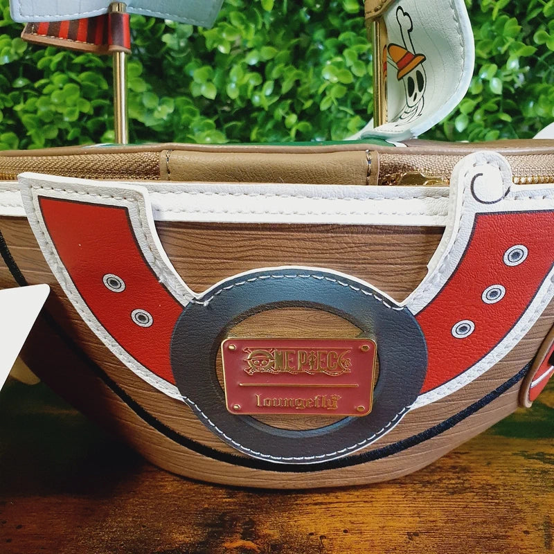 One Piece Thousand Sunny Ship Figural Crossbody Bag - LOUNGEFLY