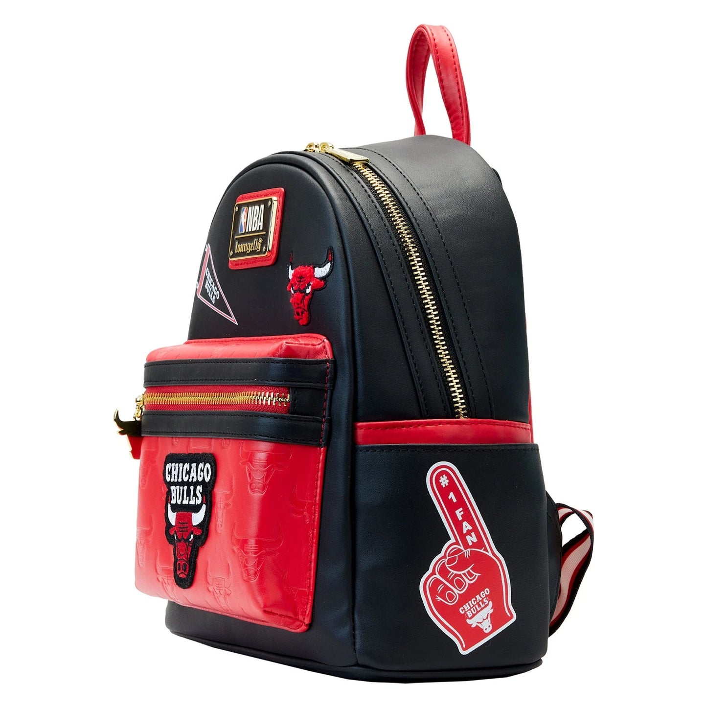 Chicago Bulls Patches Mini Backpack - NBA - LOUNGEFLY