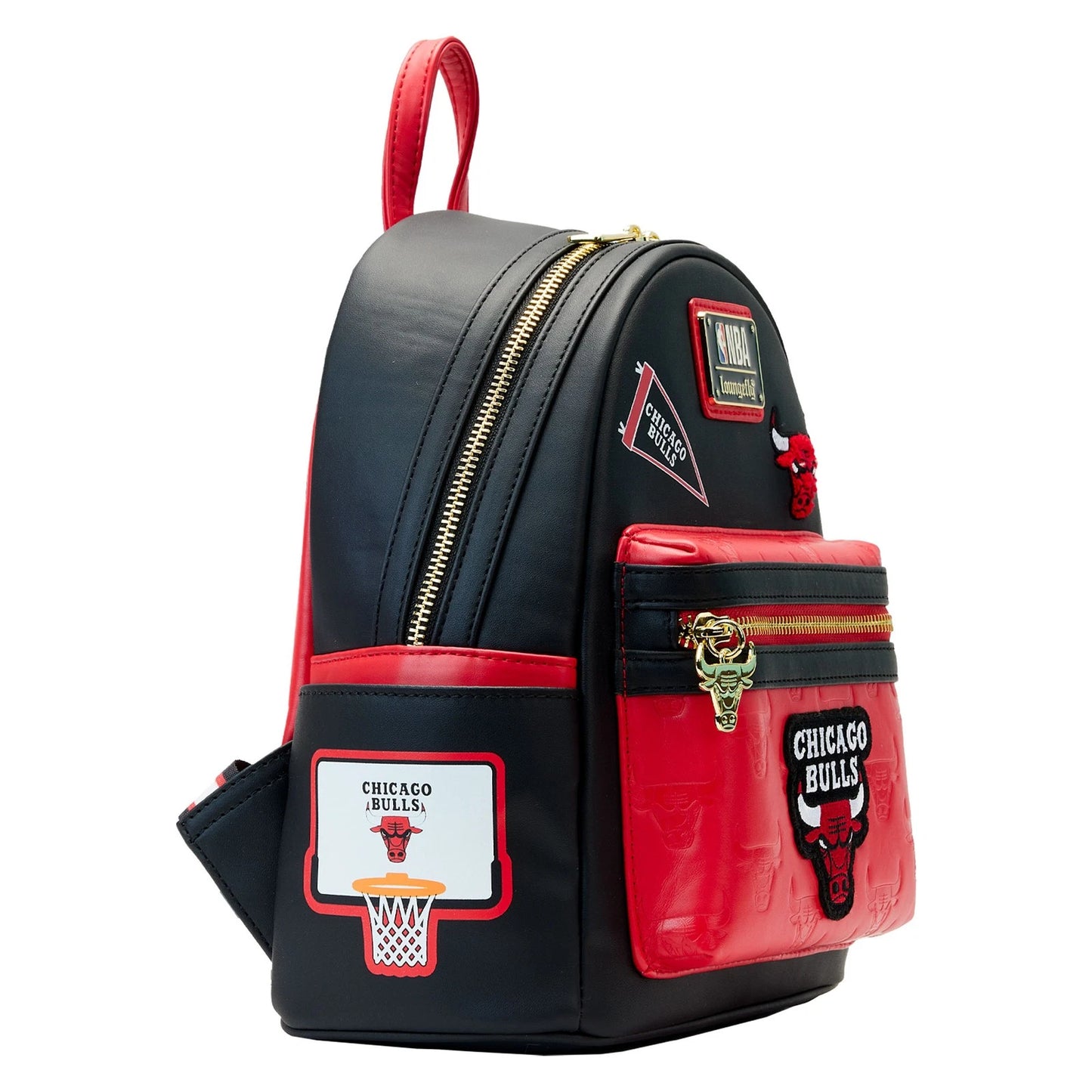 Chicago Bulls Patches Mini Backpack - NBA - LOUNGEFLY
