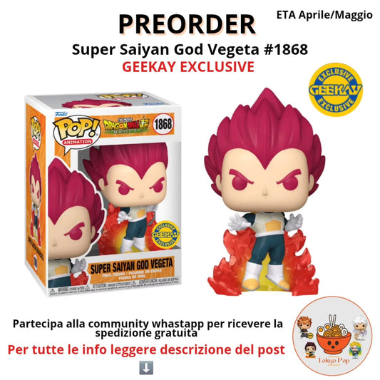 Super saiyan God Vegeta #1868 - GEEKAY Exc
