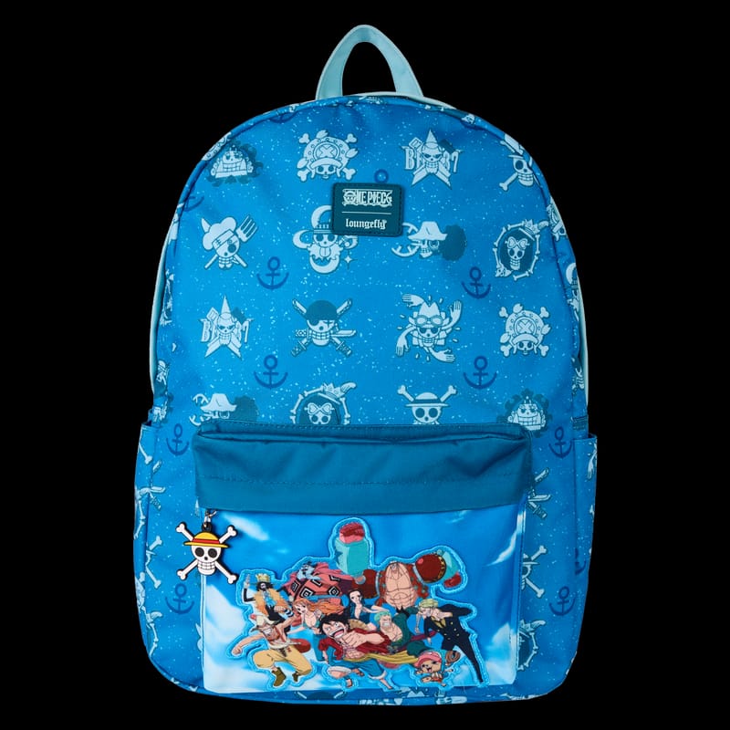 One Piece All-Over Print Full-Size Backpack - ONE PIECE - LOUNGEFLY