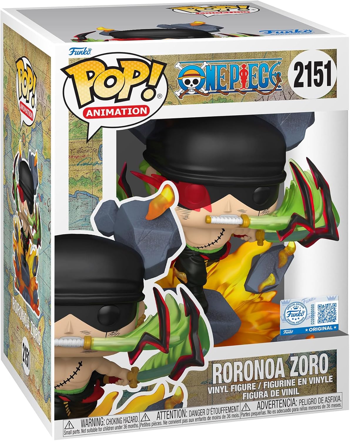 Roronoa Zoro (KING OF HELL) - Amazon / QR exc.