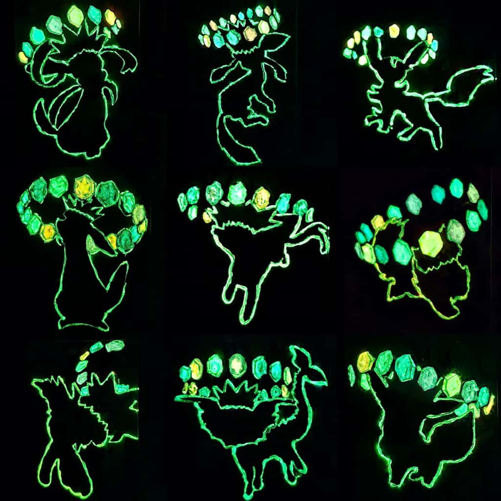 SET COMPLETO - EVOLUZIONI PRISMATICE Art Series - Tokyo Pop exc.