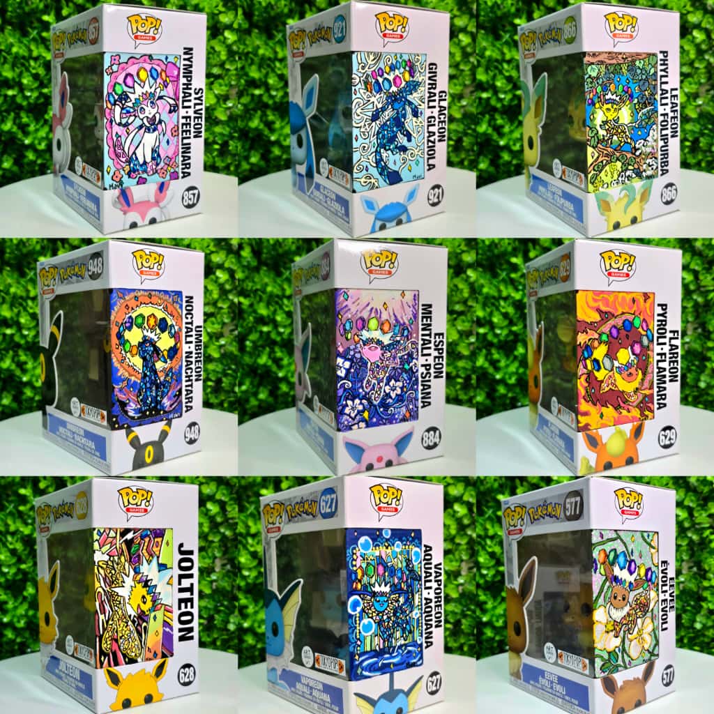 SET COMPLETO - EVOLUZIONI PRISMATICE Art Series - Tokyo Pop exc.