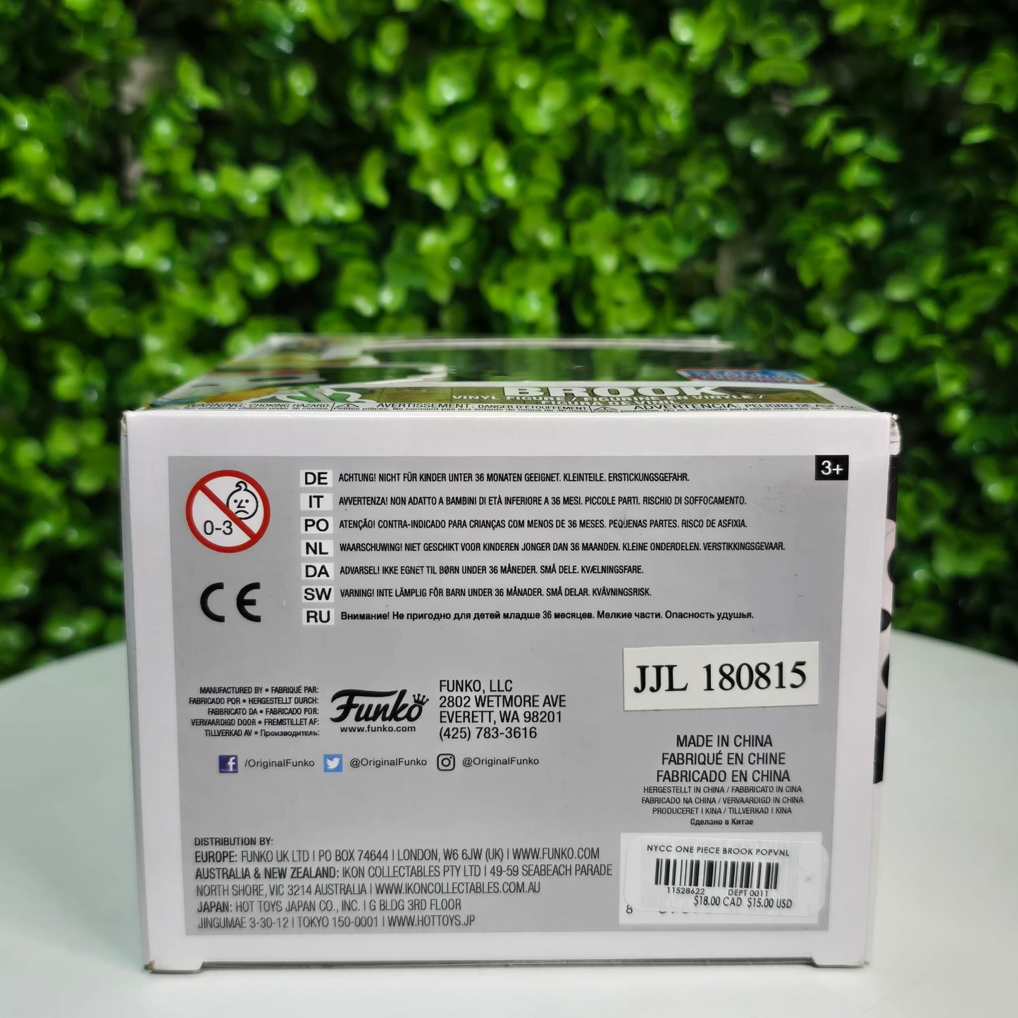 Brook #358 (W/BARCODE) - NYCC 2018 - ONE PIECE