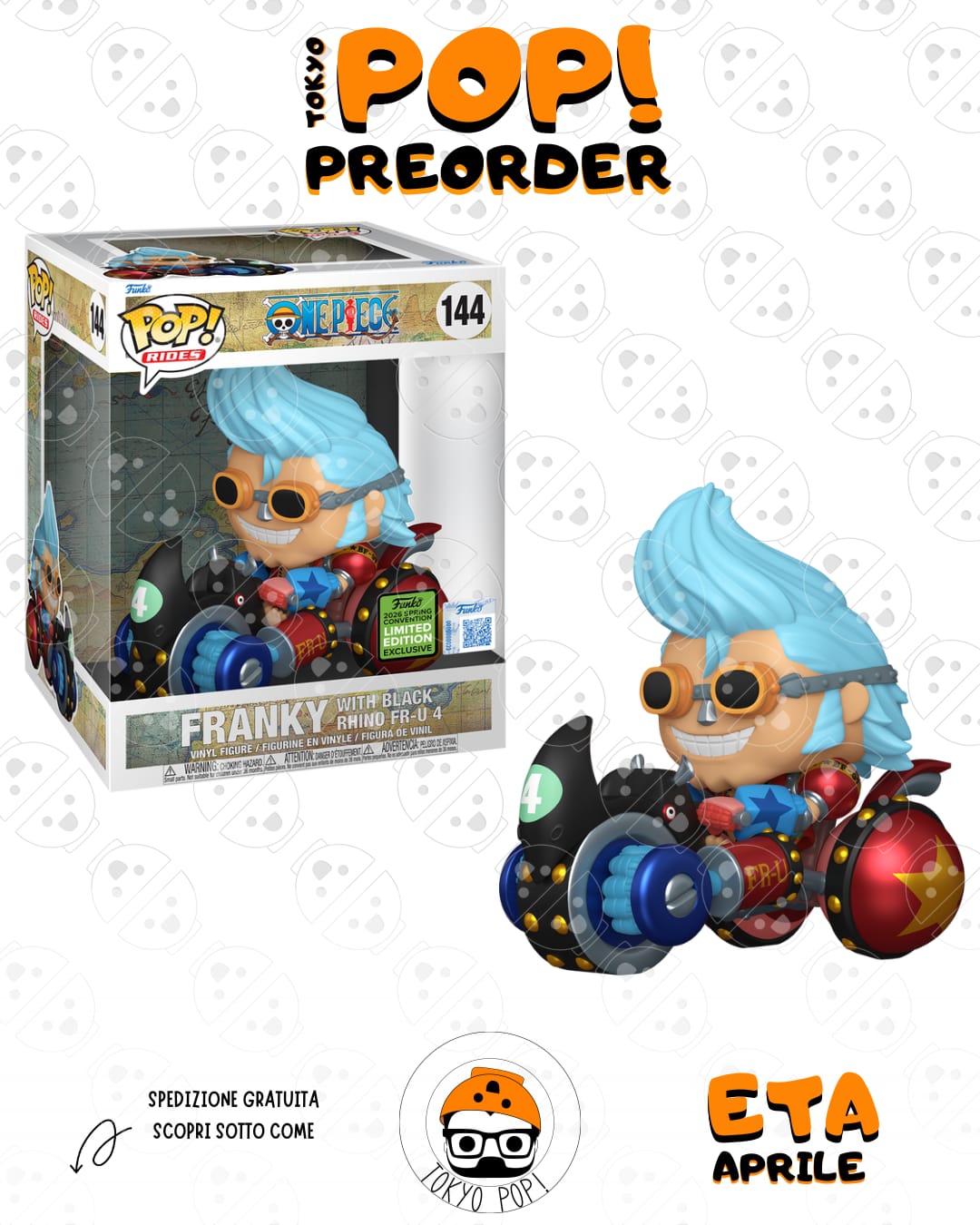 Franky with black Rhino FR-U 4 - ECCC (Shared) - ONE PIECE