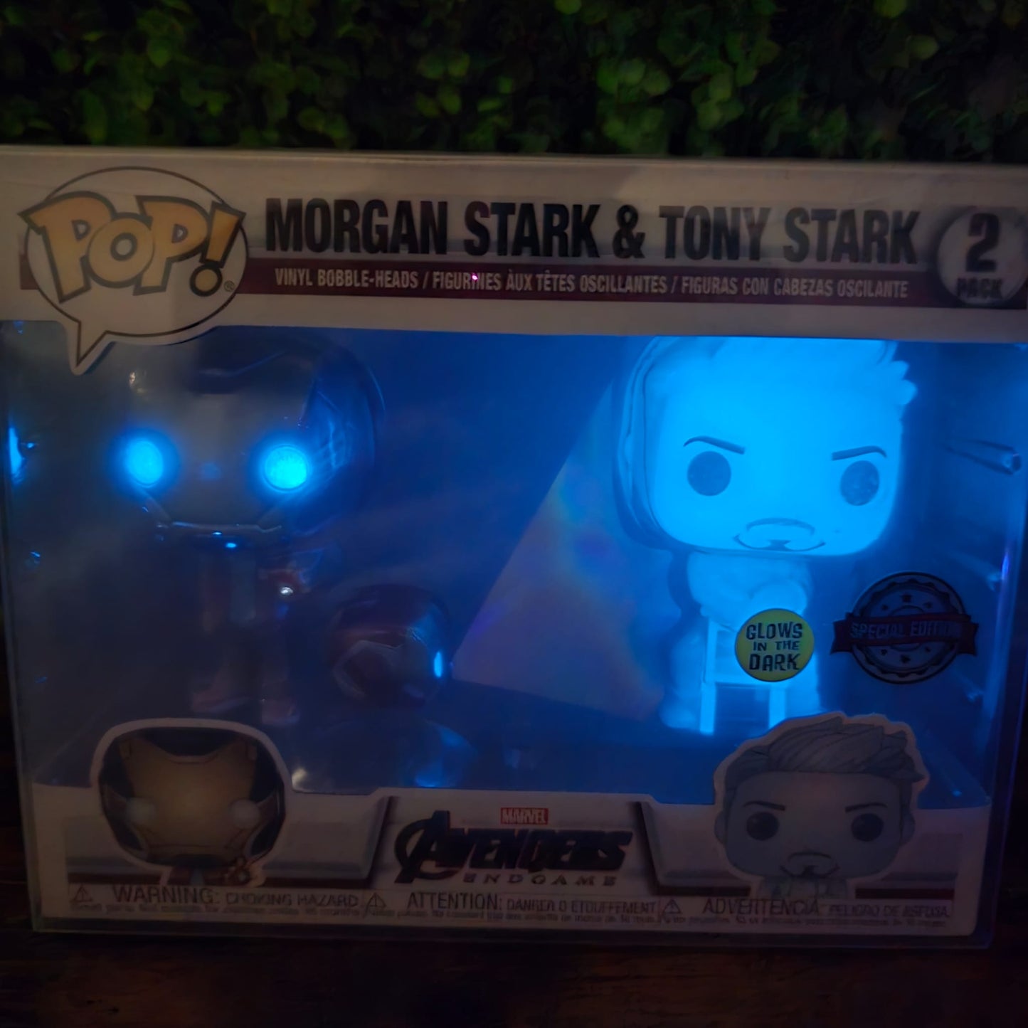 Morgat Stark & Tony Stark (GLOW) - SE exc. - MARVEL