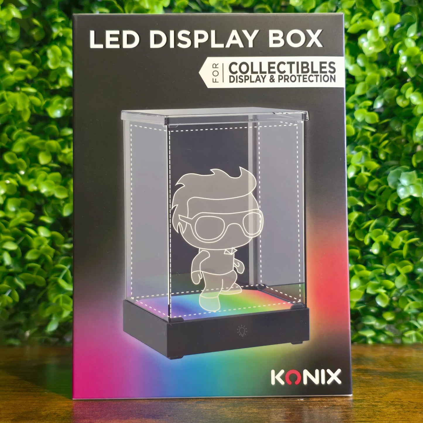 LED DISPLAY BOX per Funko pop! - Acrylic Lighting Display Case - 8 Lighting Modes