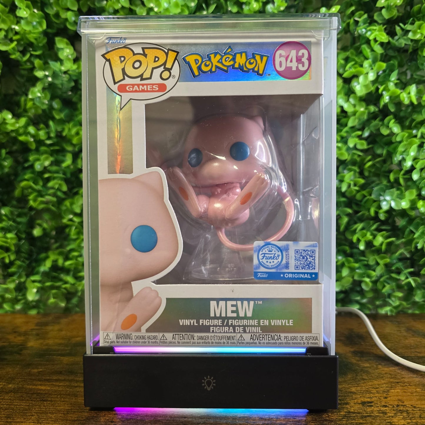 LED DISPLAY BOX per Funko pop! - Acrylic Lighting Display Case - 8 Lighting Modes