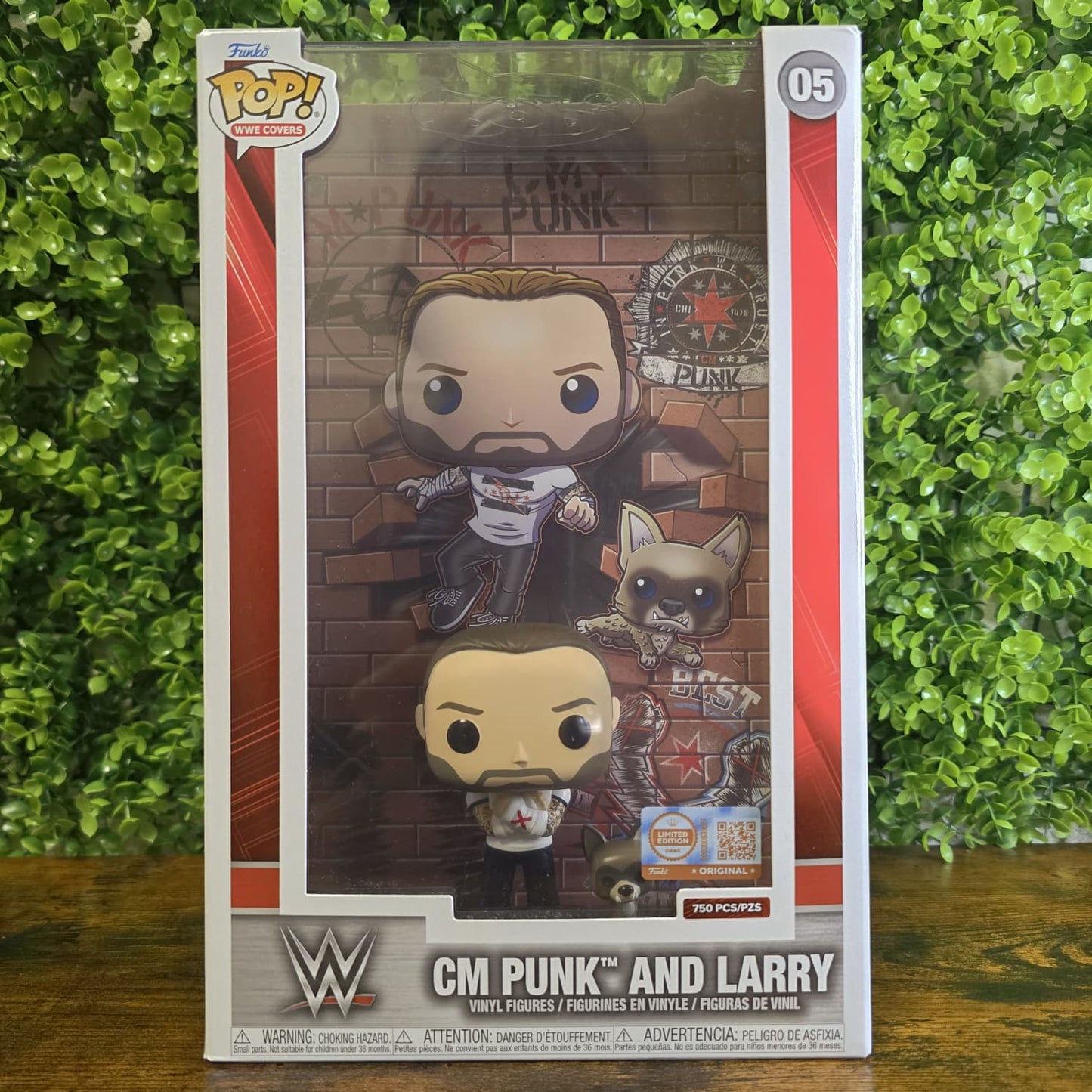 CM PUNK AND LARRY (POSTER)- GRAIL LE 750pcs - WWE