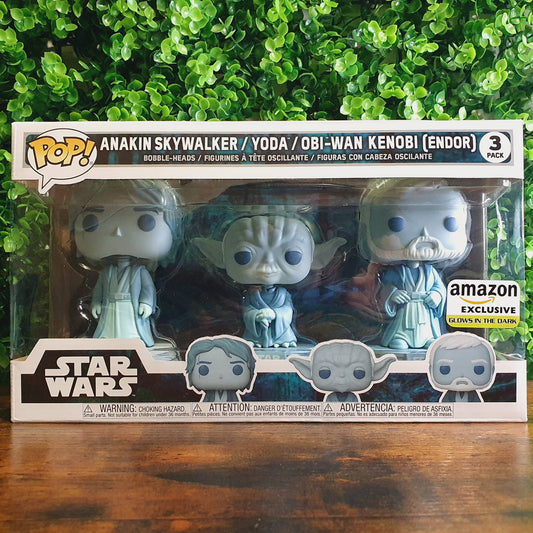 Anakin Skywalker / Yoda / Obi-wan Kenobi (GLOW) - 3pack Amazon exc. - STAR WARS