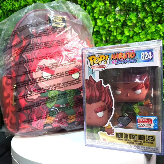 Might Guy LE 4000pcs  + Borsa Lungefly (GLOW) - NYCC 2023 - NARUTO