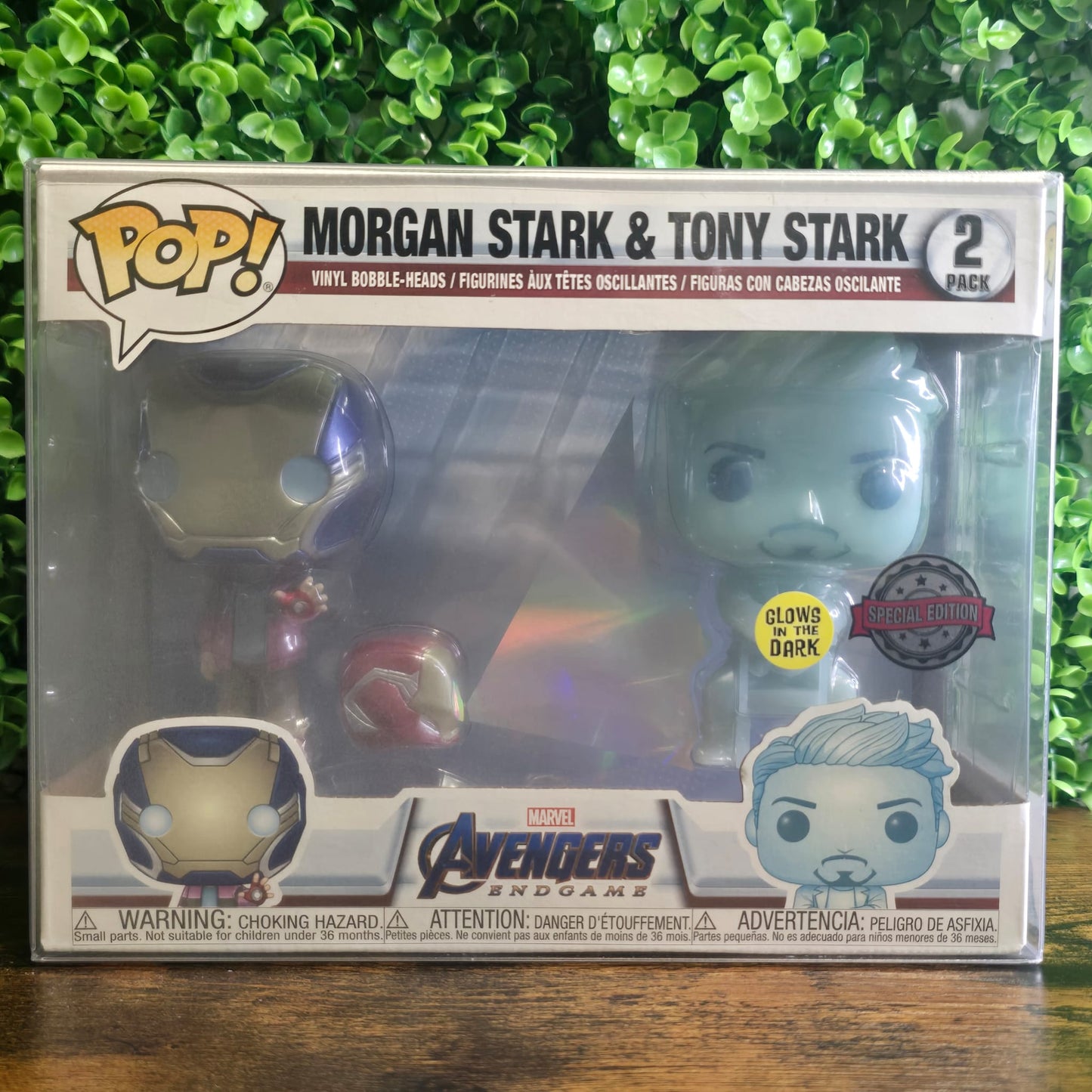 Morgat Stark & Tony Stark (GLOW) - SE exc. - MARVEL