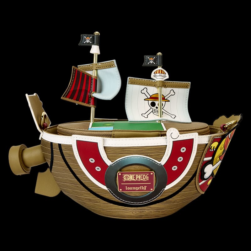 Thousand Sunny Ship Figural Crossbody Bag - ONE PIECE - LOUNGEFLY