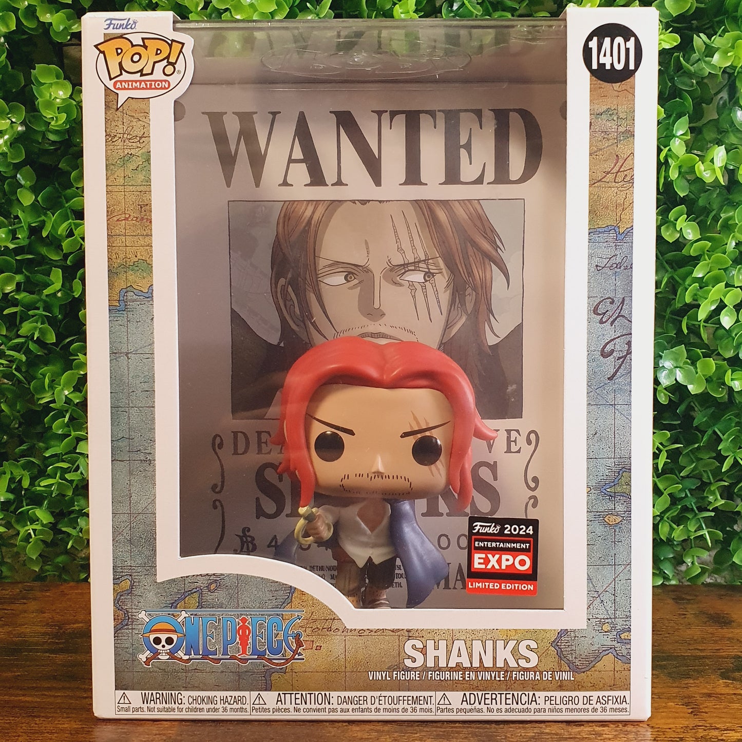 Shanks Wanted Poster - Entertainment Expo exc. - ONE PIECE